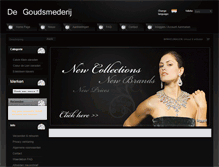 Tablet Screenshot of goudsmederijshop.nl
